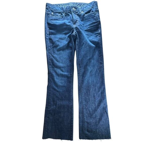 Calvin Klein Jeans Ultimate Bootcut Women's 27/4 Blue Low Rise Medium Wash - Picture 1 of 14